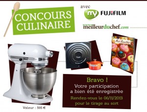 Gagnez un Kitchenaid avec Fujifilm