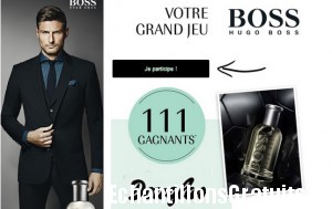 Parfums Boss Bottled et 100 places de foot à gagner avec Douglas