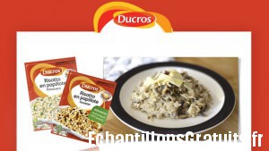 Échantillons pour Risotto en papillote Ducros à gagner