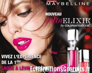 Laque à lèvres de Gemey-Maybelline à tester