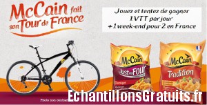 Un VTT par jour et un week-end pour 2 en France à gagner avec McCain