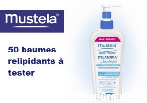 Baume relipidant Stelatopia pour bébés et enfants de Mustela à tester