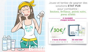 Etat Pur: mini kits anti-imperfections à gagner chaque semaine