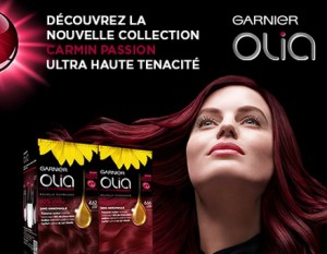 100 testeuses pour la coloration permanente Olia Carmin Passion