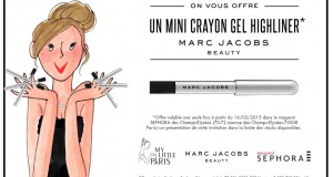 Paris: un mini crayon yeux Marc Jacobs offert chez Sephora Champs-Elysées