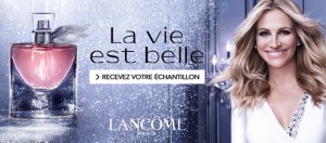 Échantillon gratuit du parfum La Vie Est Belle eau florale de Lancôme