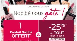 Nocibé : un produit de maquillage offert en boutique