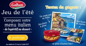 Galbani Jeu Gusto Italiano : fours à pizza, robots cuisine et un séjour en Italie à gagner