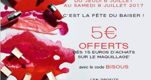 Galeries Lafayette : 5€ offerts dès 15€ d’achat sur le maquillage