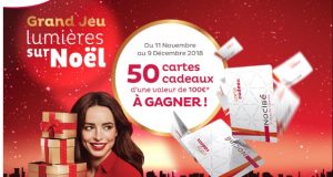 Jeu de Noël Nocibé : cartes cadeaux de 100€ à gagner