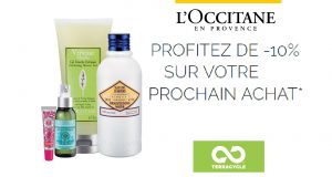 L’Occitane recyclage : 3 emballages vides ramenés = 10% de réduction