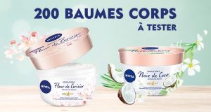 200 baumes corps Soufflés Perlés NIVEA à tester gratuitement