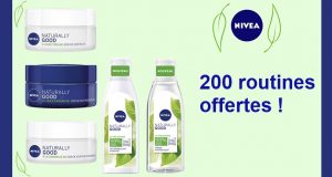 Nivea : 200 routines de soins Naturally Good à tester