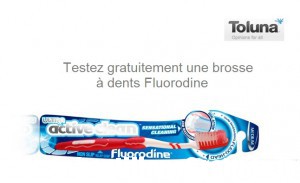 Testez gratuitement une brosse à dents Fluorodine