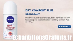 Test de déodorant Nivea Dry