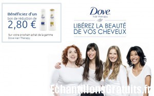 Bon de réduction Dove Hair Therapy de 2,80€