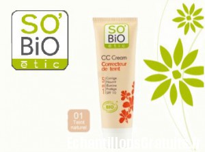 Testez la CC cream So’Bio