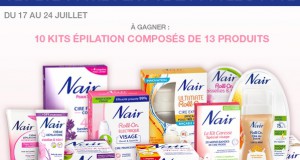 Jeu Nair & Monoprix: kits épilation à gagner