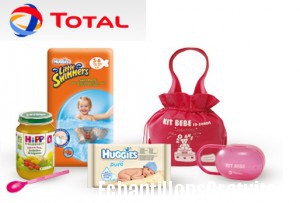 Kits gratuits pour bébés chez Total