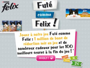 Bons de réductions et d’autres cadeaux Felix à gagner