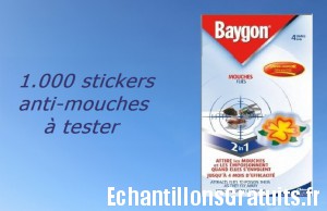 Testez les stickers anti-mouches de Baygon