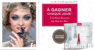 15 coffrets nail art de Bourjois à gagner ce week-end