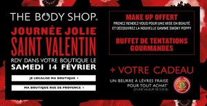 The Body Shop: maquillage offert et beurre à lèvres en cadeau pour tout achat