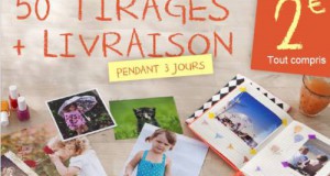 Photobox: 50 tirages photos et livraison pour 2€