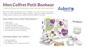 Aubert offre un Coffret cadeau aux futures mamans