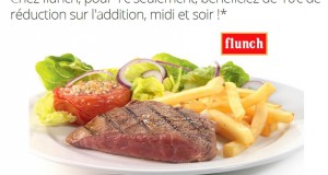 Flunch: avec Groupon pour 1€ profitez de 10€ sur votre addition