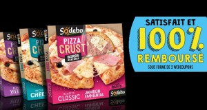 Pizza Crust Sodebo: offre 100% remboursé