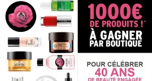 The Body Shop: 1.000€ de produits à gagner dans chaque boutique