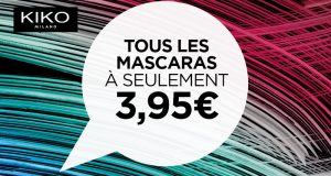 KIKO : tous les mascaras à 3,95€ seulement