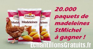 20.000 paquets de madeleines St Michel à gagner