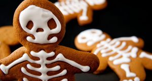 Les biscuits squelette de Halloween