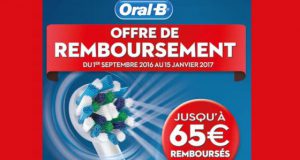 Jusqu’à 65€ remboursés sur les brosses à dents éléctriques Oral-B