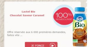 Boisson Lactel Bio Caramel 100% remboursée