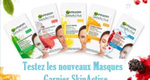 Testez gratuitement les masques sur-mesure Skin Active de Garnier