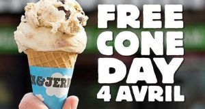 Ben & Jerry’s Free Cone Day : glace gratuite le 4 avril