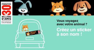 Sticker personnalisé gratuit Animal à Bord