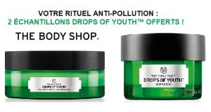 Échantillons gratuits The Body Shop Drops of Youth