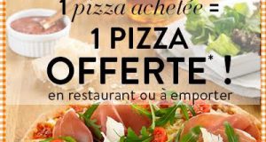 TablaPizza : 1 pizza achetée = 1 pizza offerte