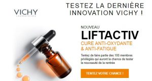 100 soins Vichy Liftactiv anti-oxydants et anti-fatigue à tester