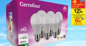 Bon plan ampoules LED pas chères : 6 ampoules à 6,90€ chez Carrefour