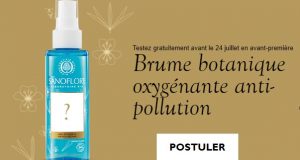 Testez la Brume botanique oxygénante anti-pollution Sanoflore