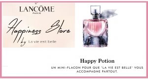 Lancôme Happiness Store : miniatures la Vie Est Belle et pin’s gratuits