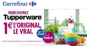 Carrefour & Tupperware : nouvelle opération collector
