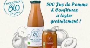 500 Jus de Pomme & Confitures de Mirabelles Bio Origines Monoprix à tester