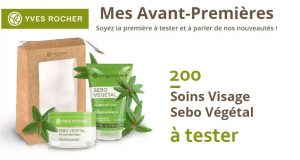 Test Yves Rocher : 100 routines Sebo Végétal offertes