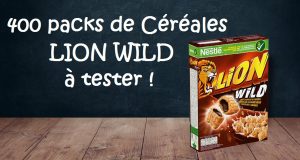 400 packs de céréales Lion Wild à tester